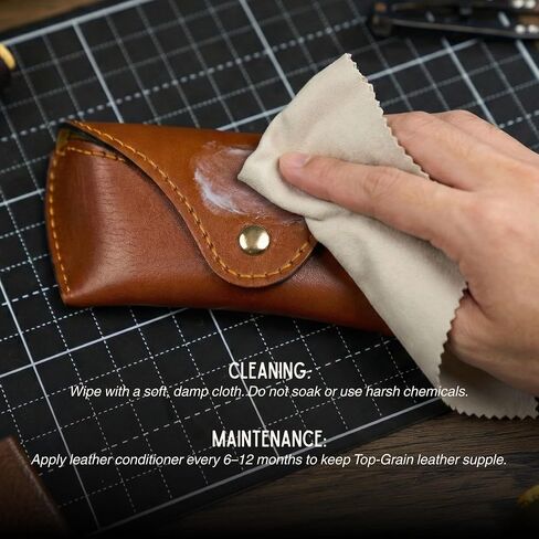 Genuine Leather Eyeglasses Case - Handmade Sunglasses Case in Hoi An - Premium Leather Sunglasses Cases for Men and Women in Saudi Arabia
