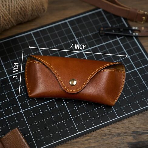 Genuine Leather Eyeglasses Case - Handmade Sunglasses Case in Hoi An - Premium Leather Sunglasses Cases for Men and Women in Saudi Arabia