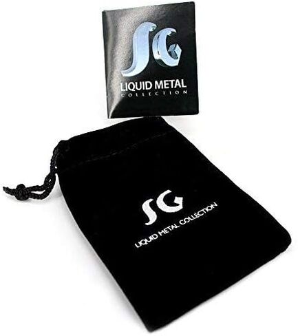 RING2-N Chrome Finish Ring - Liquid Metal by Sergio Gutierrez in Saudi Arabia