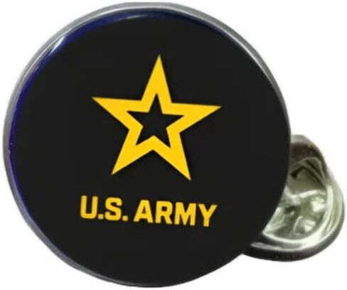 Military Tie Pins - Officially Licensed Army Star | Gift Boxed in Kuwait