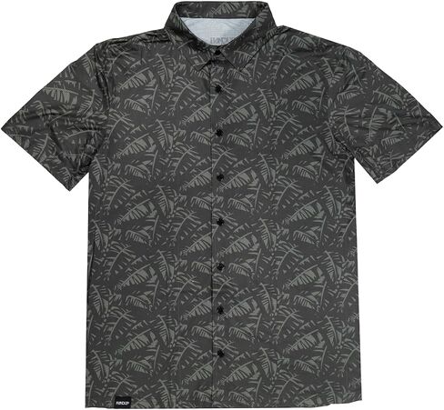 Handup FlexGRID Athletic Hawaiian Shirt - 100% Lightweight Polyester - 4 Way Stretch Breathable Fabric Hawaiian Shirt in Saudi Arabia