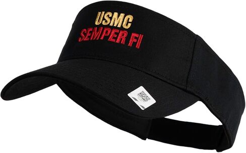 USMC Semper Fi Design حاجب الشمس من القطن المطرز in Kuwait