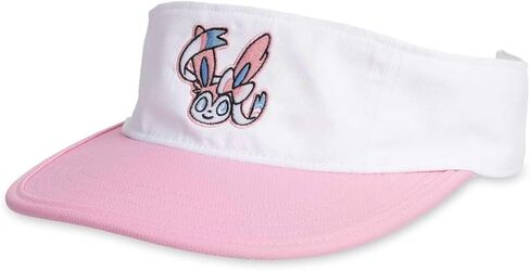 بوكيمون بوكيمون سنتر: Sylveon Pokémon Clubhouse White & Pink Visor (مقاس واحد للبالغين) in Kuwait