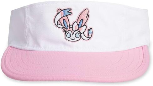 بوكيمون بوكيمون سنتر: Sylveon Pokémon Clubhouse White & Pink Visor (مقاس واحد للبالغين) in Kuwait