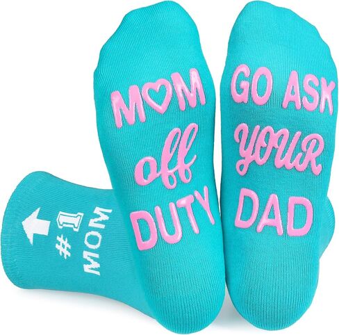 Veachog Mom Socks for Wife, Grandma Socks, Birthday Gifts for Mom Wife Grandma, Non-Slip Socks for Mom Grandma in Kuwait