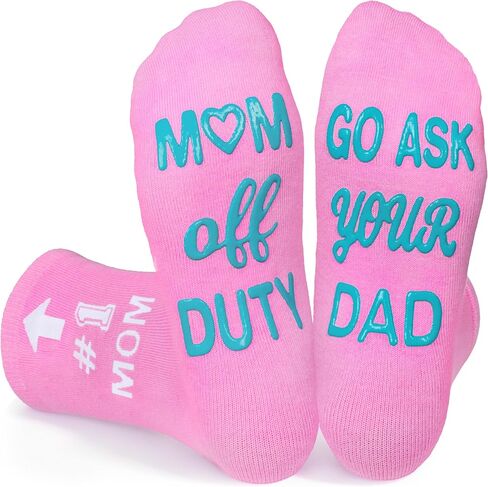 Veachog Mom Socks for Wife, Grandma Socks, Birthday Gifts for Mom Wife Grandma, Non-Slip Socks for Mom Grandma in Kuwait