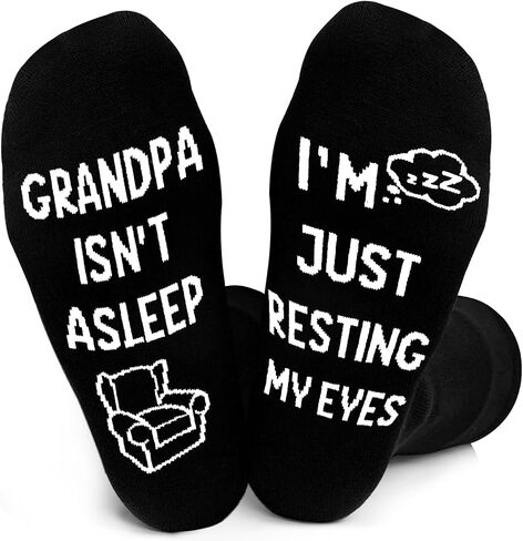 Grandpa Fathers Day Gift Funny Gifts for Grandpa Non Slip Socks Mens Birthday Gifts for Grandpas from Grandkids Fathers Day Gift for Grandpa Presents for Grandfather Papa Stocking Stuffers in Saudi Arabia