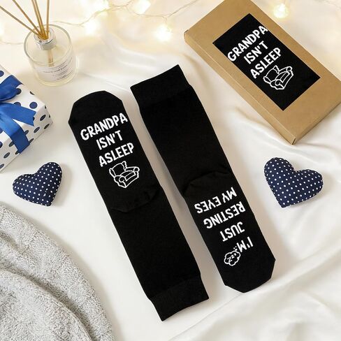 Grandpa Fathers Day Gift Funny Gifts for Grandpa Non Slip Socks Mens Birthday Gifts for Grandpas from Grandkids Fathers Day Gift for Grandpa Presents for Grandfather Papa Stocking Stuffers in Saudi Arabia