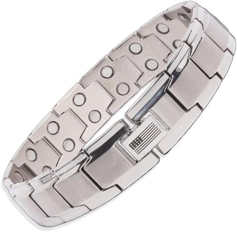 Hero Company Magnetic Bracelet - ‘Iron Man Armor’ Titanium Magnetic Bracelet for Father's Day - Helps Pair Veterans With A Service Dog in Saudi Arabia