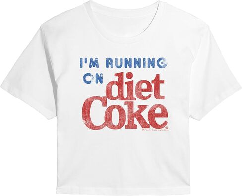Coca-Cola - Diet and Shampoo - Juniors Cropped Graphic T-Shirt in Kuwait