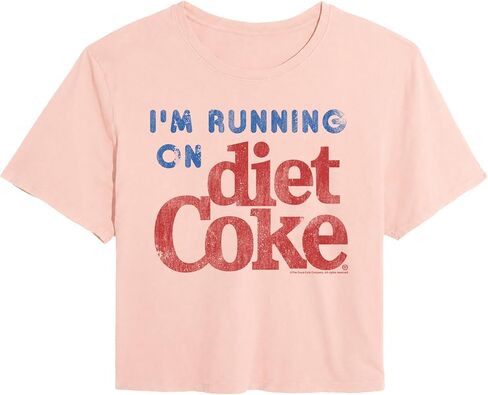 Coca-Cola - Diet and Shampoo - Juniors Cropped Graphic T-Shirt in Kuwait