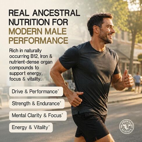 Beef Organ Supplement for Men 100% Grass Fed Beef Testicle, Prostate, Liver & Bone Matrix High Absorption with Black Pepper Non-GMO, Hormone Free, Made in USA 90 Capsules in Saudi Arabia