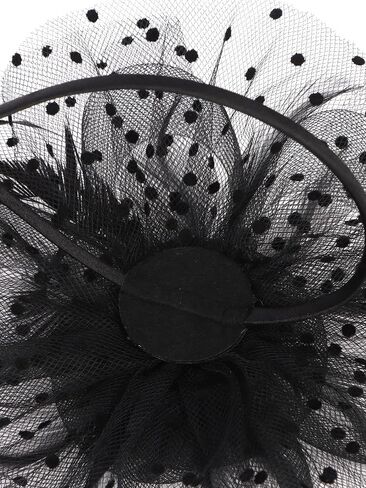 Fascinator Hat and Gloves Set Tea Party Accessories Weding Headwear for Girls and Women in Saudi Arabia