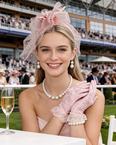 5 Pcs Tea Party Hats for Women Accessories Set Fascinator Hat for Women for 1920s Party Vintage Costume Wedding Easter Garden Party Dress Up in Saudi Arabia