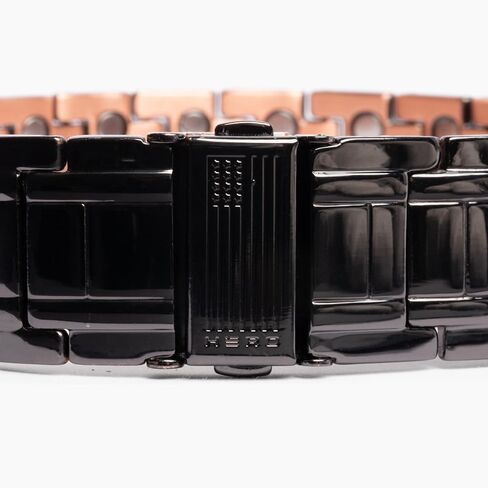 Hero Company Titanium Copper Magnetic Bracelet - ‘Paladin M109A7 Howitzer’ Bracelet for Father's Day - Helps Pair Veterans With A Service Dog in Saudi Arabia