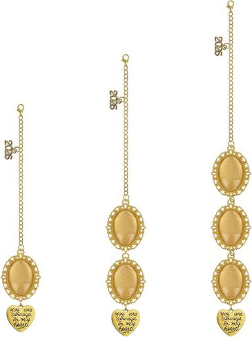 3Pcs Graduation Tassel Photo Charm 2026 - Memorial Tassel Charms for Graduation Cap Decorations - Class of 2026 Remembrance Jewelry - Gold Wedding Bouquet Photo Charm (Triple Pack) in Saudi Arabia