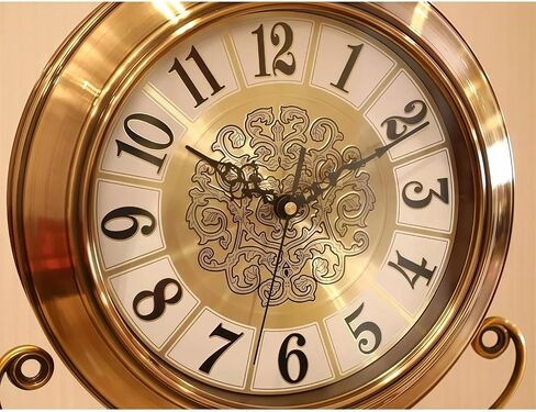 Grandfather Clocks Metal Floor Standing Clock Pendulum European Style for Living Room in Kuwait