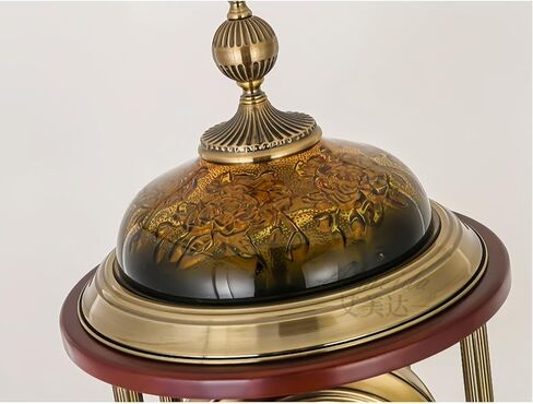Grandfather Clocks Metal Floor Standing Clock Quartz Silent Wine Rack for Villa Decor in Kuwait