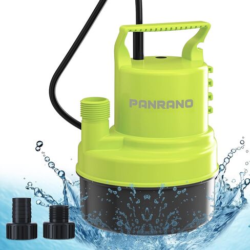 1/6hp مضخة فائدة صغيرة 1350GPH مضخة المياه الغاطسة مضخة كهربائية محمولة مضخة الحوض المحمولة لتصريف حمام السباحة أحواض الاستحمام الساخنة حديقة بركة الطابق السفلي in Kuwait
