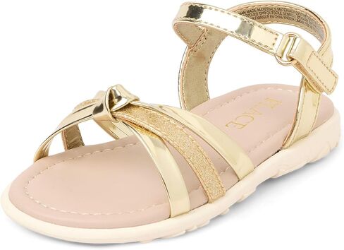 The Children's Place Girls' Adjustable Ankle Strap Flat Sandals in Kuwait