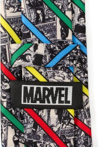 Cufflinks Inc. ربطة عنق رجالية من Marvel Comic Stripe باللون البني in Kuwait