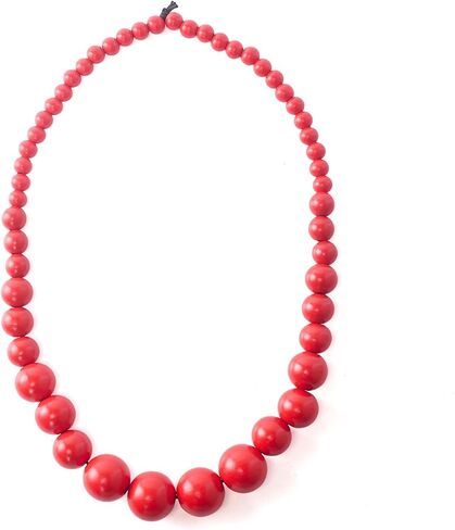 Beaded Statement Necklace for Women Chunky Single Strand Fashion Jewelry for Daily Wear or Special Occasions in Saudi Arabia