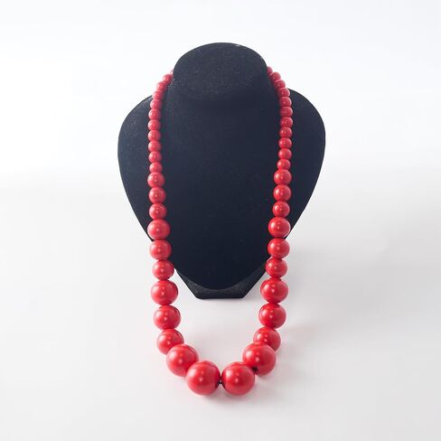Beaded Statement Necklace for Women Chunky Single Strand Fashion Jewelry for Daily Wear or Special Occasions in Saudi Arabia