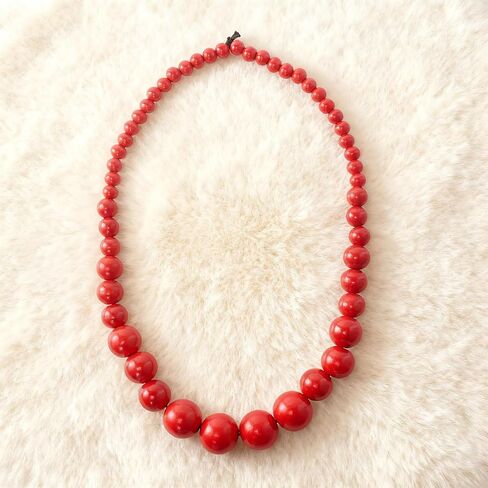 Beaded Statement Necklace for Women Chunky Single Strand Fashion Jewelry for Daily Wear or Special Occasions in Saudi Arabia