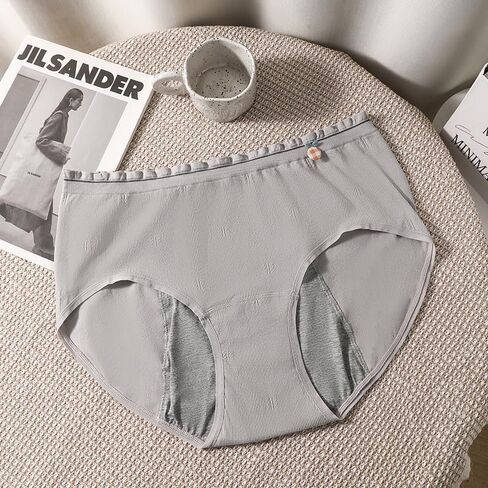4 Pack Women’s Seamless Hipster Underwear Mid Rise Panties Ruffle Edge Briefs Soft Stretch Bikini Underwears in Kuwait