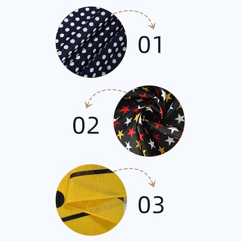 Vintage Hiphop Polkas Dots Fashion Bandana Sqaure Scarf For Men And Women Multipurpose Headband Hair Wrap Neck Head Wrap in Kuwait