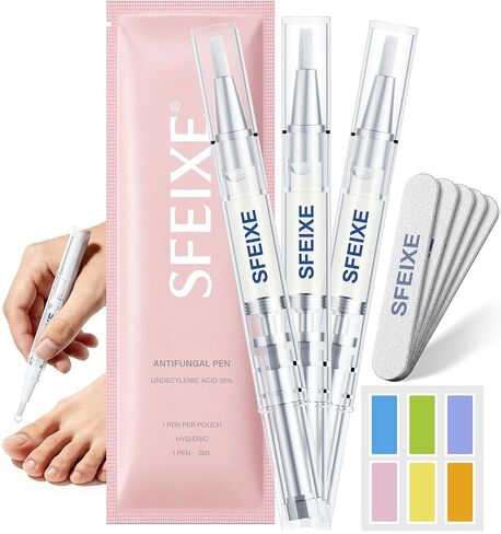 FSA Eligible HSA Toenail Fungus Treatment Extra Strength Treatment Pen with 25% Undecylenic Acid Precision Applicator for Thick, Nail Strengthener and Growth, for Broken, Discolored Nail & Ingrown in Saudi Arabia