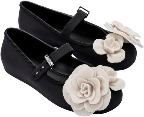 mini melissa Soft Ballerina Petals Flats with Strap for Girls in Kuwait