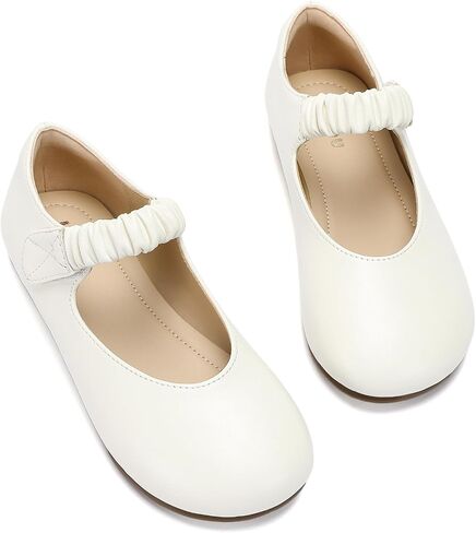 koppu Girls Mary Jane Shoes Soft Sole Comfortable Ballerina Flat Ballet Dress Shoes for Little Kids Patent Leather School Wedding Party Wide Feet Friendly in Saudi Arabia