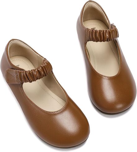 koppu Girls Mary Jane Shoes Soft Sole Comfortable Ballerina Flat Ballet Dress Shoes for Little Kids Patent Leather School Wedding Party Wide Feet Friendly in Saudi Arabia