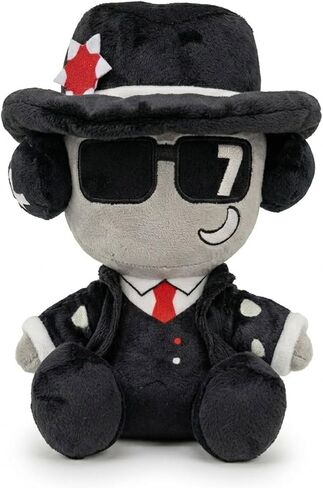 Chance Plush for Fans Collection, 8 Inch Cartoon Game Character Stuffed Animal, Mystery Suit Gambler Sentinel Plushie with Fedora & Sunglasses in Saudi Arabia