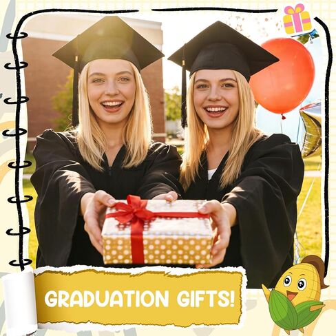 MAMAGIFTREE 2026 Graduation Gift for Her Him - Congrats Gift for College Graduates, Masters Degree, High School, Nurses, Friends - Funny Positive Support Crochet Corn Keepsake, Class Grad Party in Kuwait