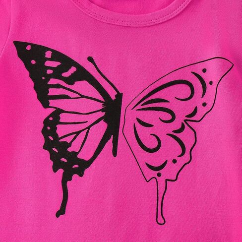 Toddler Girl Clothes Kids Summer Outfits Short Sleeve Leopard-Print T-Shirt and Shorts 2 Piece Set 2-8 Years in Saudi Arabia