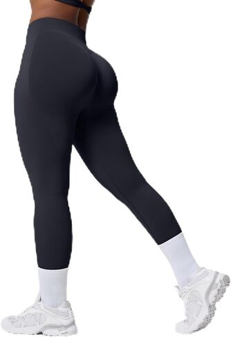 BetterMe High Waisted Leggings for Women - Seamless Tummy Control Workout Leggings No Front Seam in Saudi Arabia