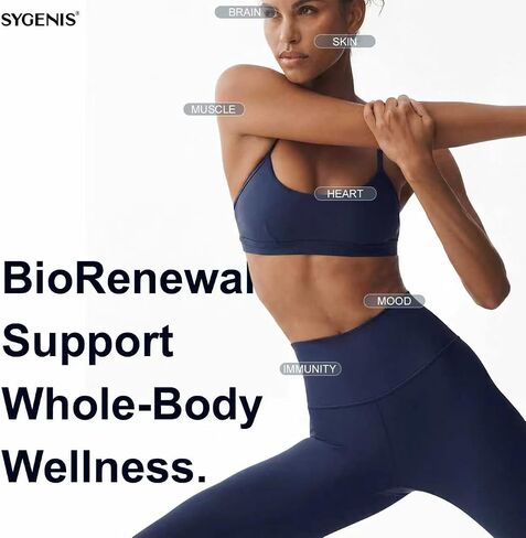 BioRenewal NAD Supplements for Women and Men | Energy Supplements for Brain Function, Muscle, Immune Support | Longevity Mix for Cellular Repair | Vegan & Gluten Free 120 Capsules in Kuwait