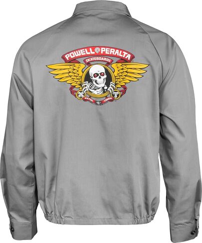 Powell Peralta Winged Ripper Jacket, Gray, Extra Large in Kuwait
