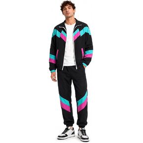 80s 90s Outfit for Men 90 Tracksuit outfits for Halloween, Carnival Costumes,90s Retro Couple Tracksuit Costumes in Saudi Arabia