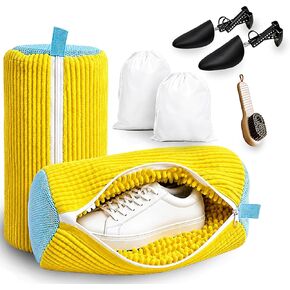 Shoe Washing Machine Bag 7PCS Set, Laundry Shoe Bag for Washer and Dryer, Reusable Sneaker Cleaning Bags with Self-Locking Zipper, 360° Deep Cleaning Shoe Wash Bag for All Shoe Types in Saudi Arabia