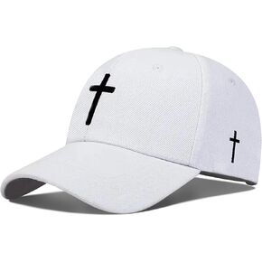 3D Embroidered Christian Hat for Men & Women, Jesus Faith Cross Hat, Religious Gifts for Christians Clothes in Kuwait