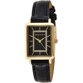 Anne Klein Women's Glitter Accented Croco-Grain Strap Watch, AK/3820 in Kuwait