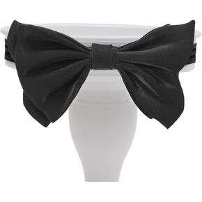 Stylish Black Fishtail Bow Tie for Men, Pre-Tied Formal Tuxedo Bowtie for Party Prom Groom Attire in Saudi Arabia