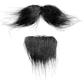 GUYI GYGYL Self Adhesive Fake Mustache, Novelty Mustaches for Halloween Costume and Festival Party, White in Saudi Arabia