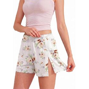 Tear Away Shorts for Women Side Split Floral Break Away Shorts Post Knee Surgery Recovery Hip Replacement Pants in Saudi Arabia