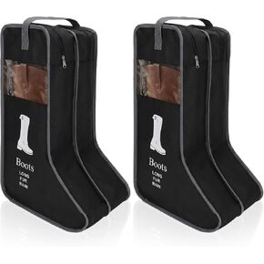 2 Pack Boot Storage Bag, Portable Dust Proof Boot Bags for Cowboy Boots, Shoe Cover Protector Bag for Boots Storage and Organizer Packing, Tall Boot Storage Carry Bag for Travel and Daily Use in Kuwait