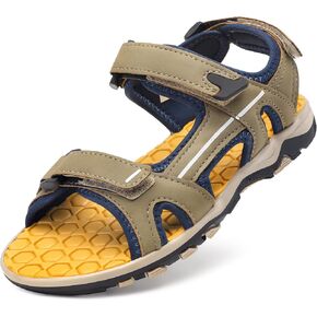 Bigwow Boys Sports Sandals Non-Slip Athletic Sandal with Hook & Loop Straps Open Toe Summer Outdoor Shoes (Little Kid/Big Kid) in Kuwait