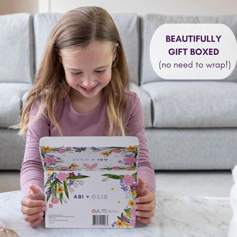 ABI + OLIE Kids Jewelry Box for Girls, Musical Jewelry Box, Kids Music Boxes - Plays Swan Lake - Perfect Dance Recital & Birthday Gifts for Girls 4-6 and 6-12 in Saudi Arabia